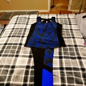 Leggings pants with matching top